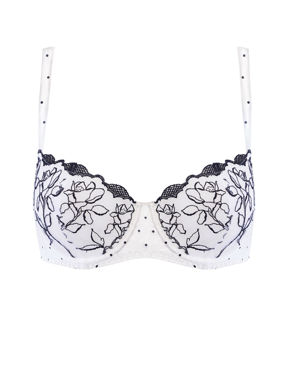 Polka Balcony Bra