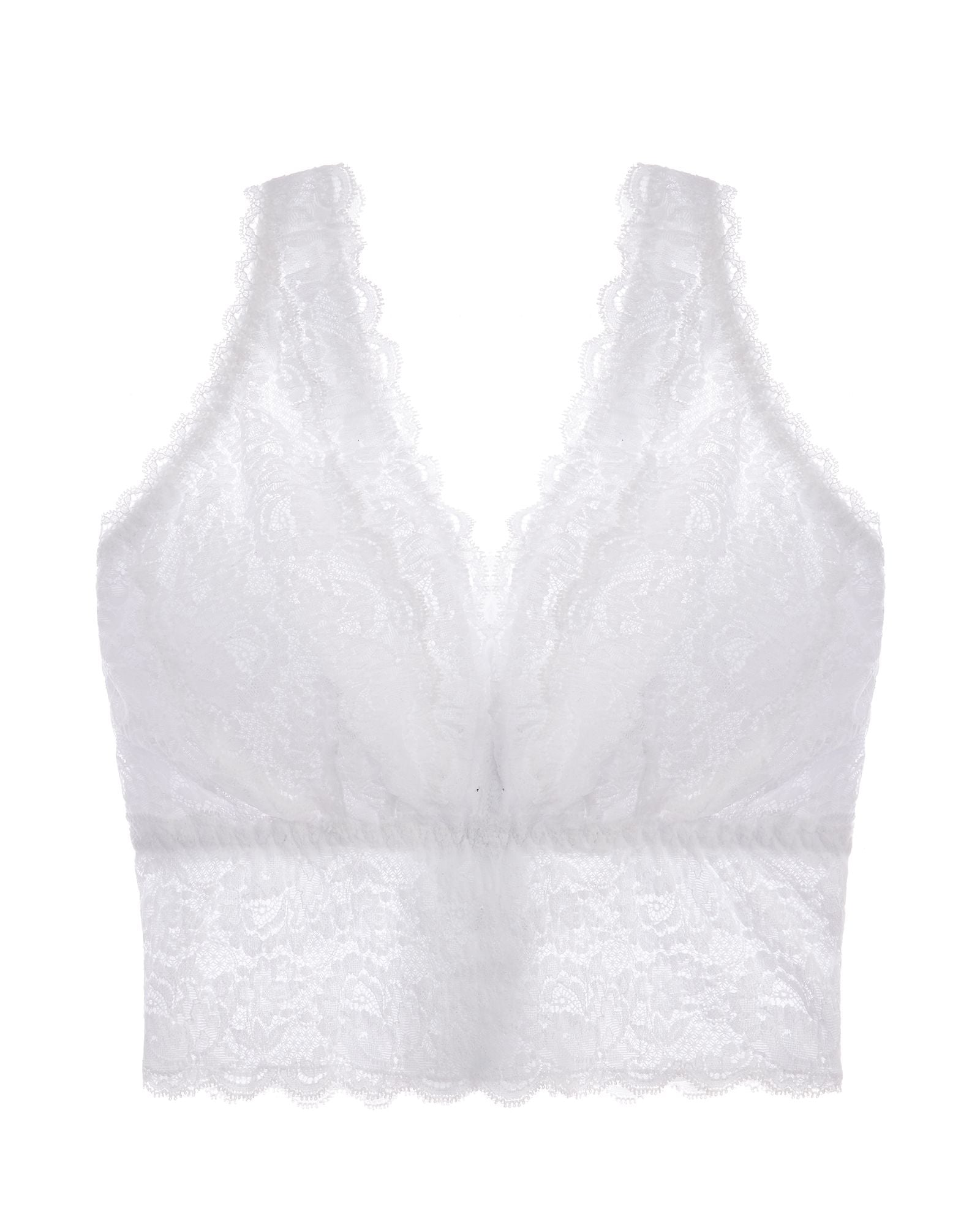 Never Say Never Curvy Plungie Longline Bralette