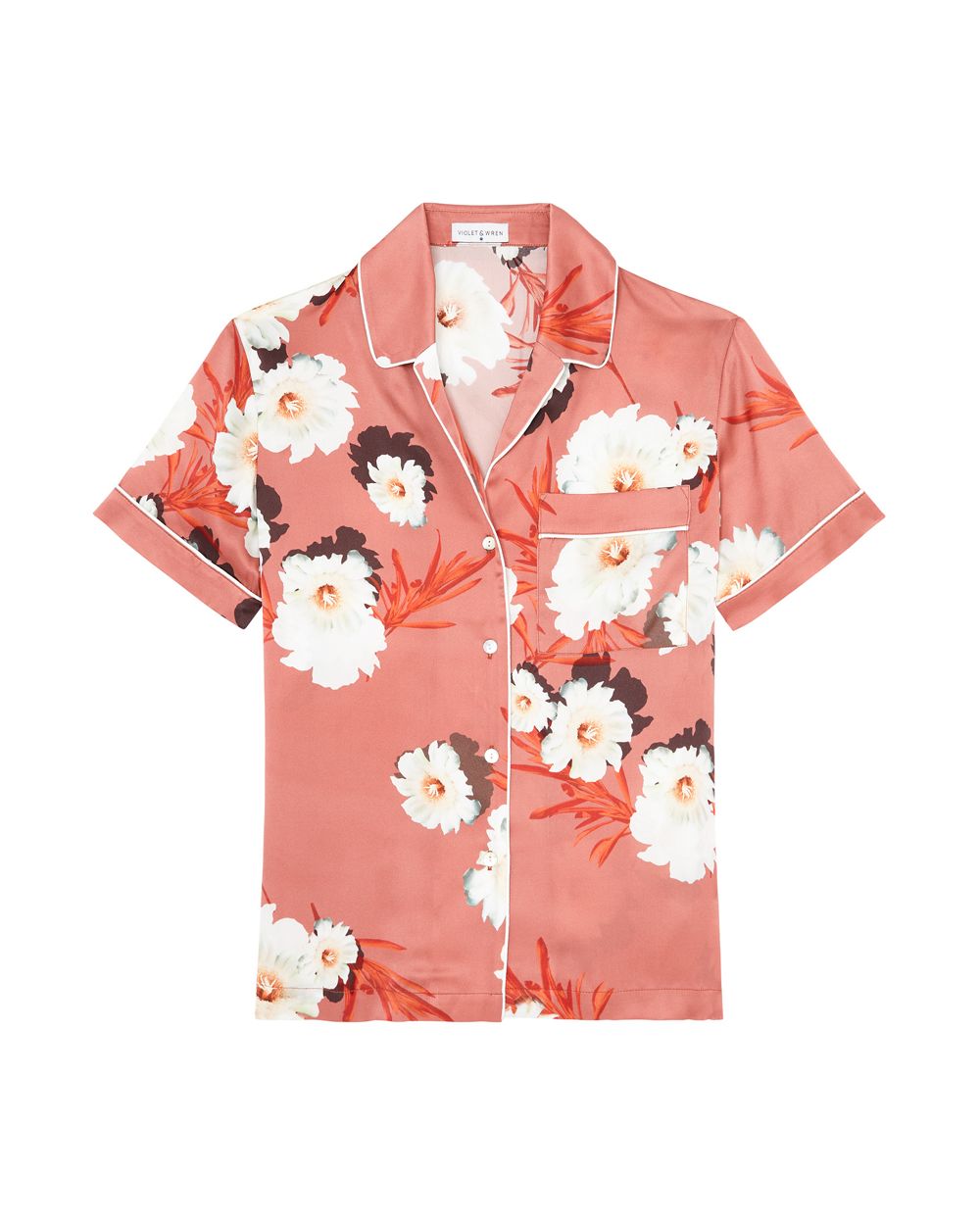 Desert Bloom Short Sleeve Pyjama Shirt