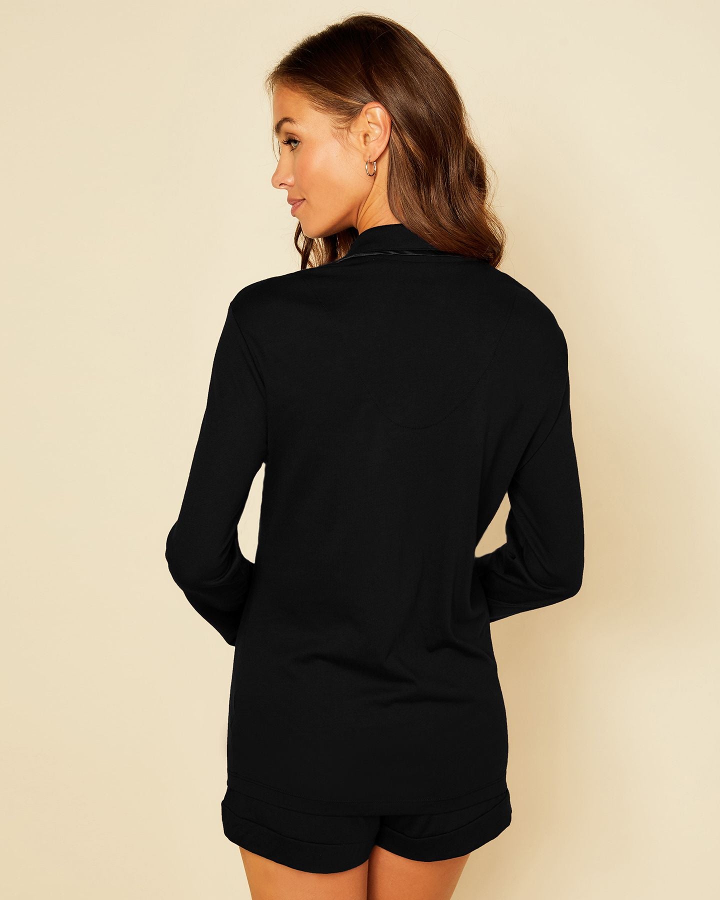 Bella Bridal Long Sleeve Top & Boxer Pajama Set