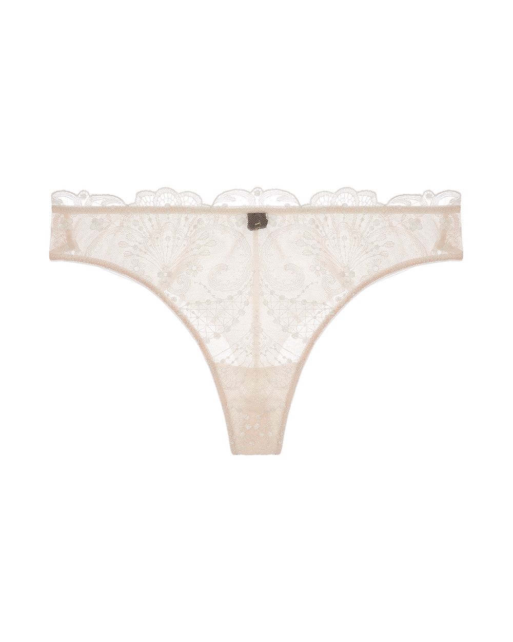 Spotlight Embroidered Thong