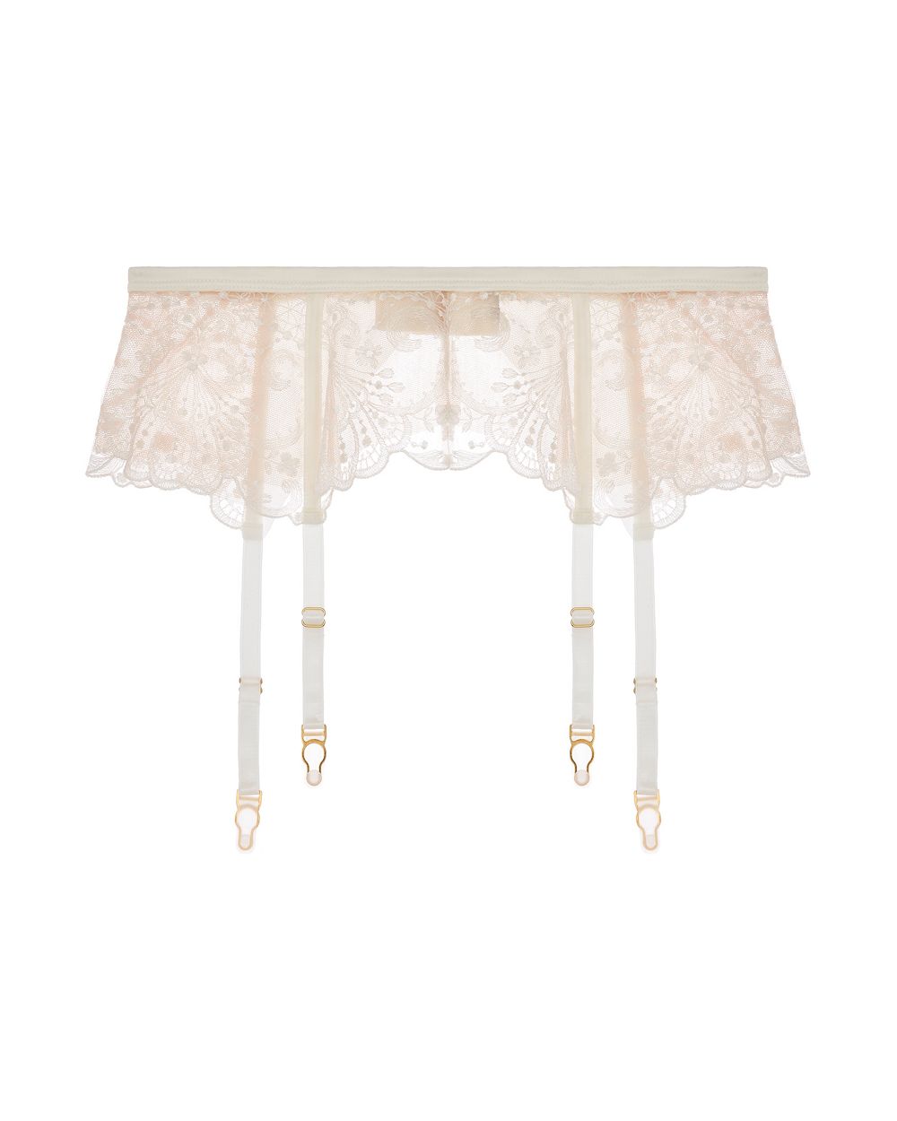Spotlight Embroidered Suspender Belt