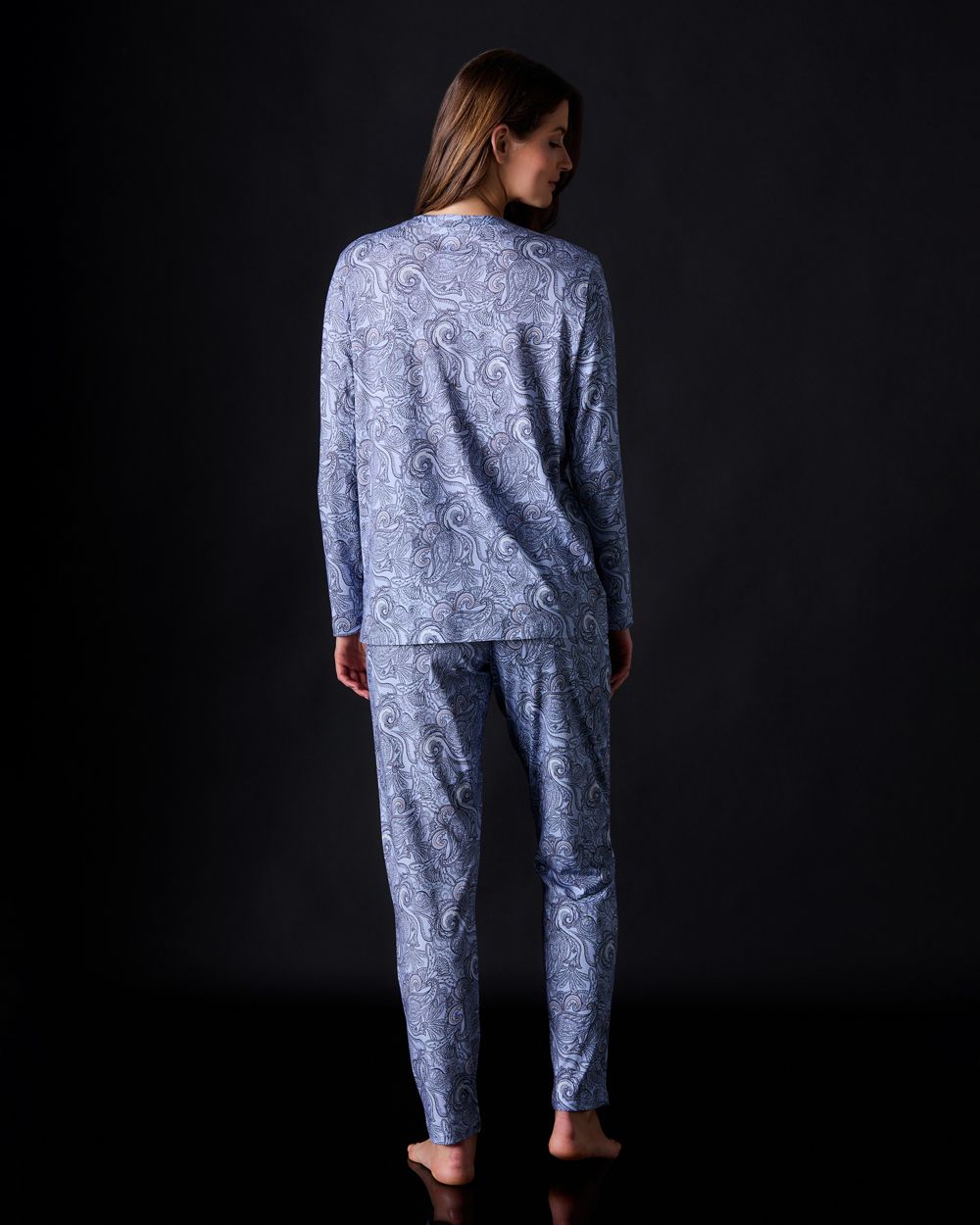Jersey Long Sleeve Print Shirt