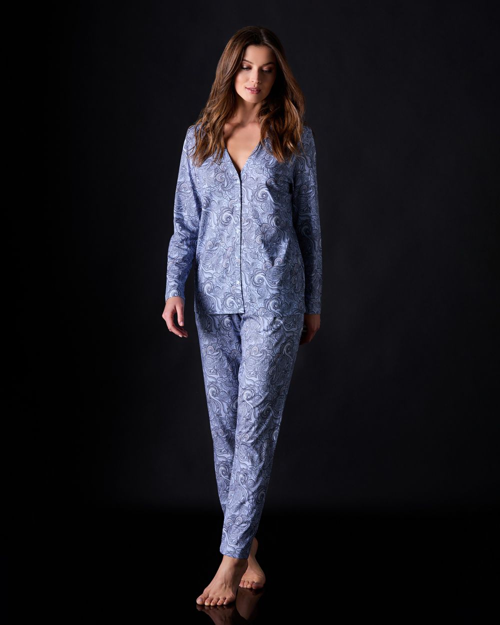 Jersey Print Jersey Pant