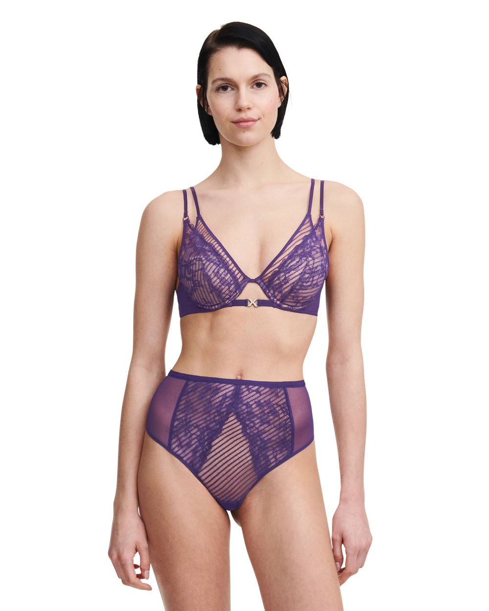 Txture Plunge Underwire Bra