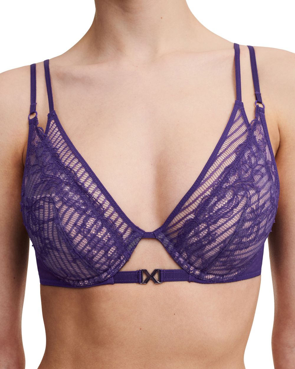 Txture Plunge Underwire Bra