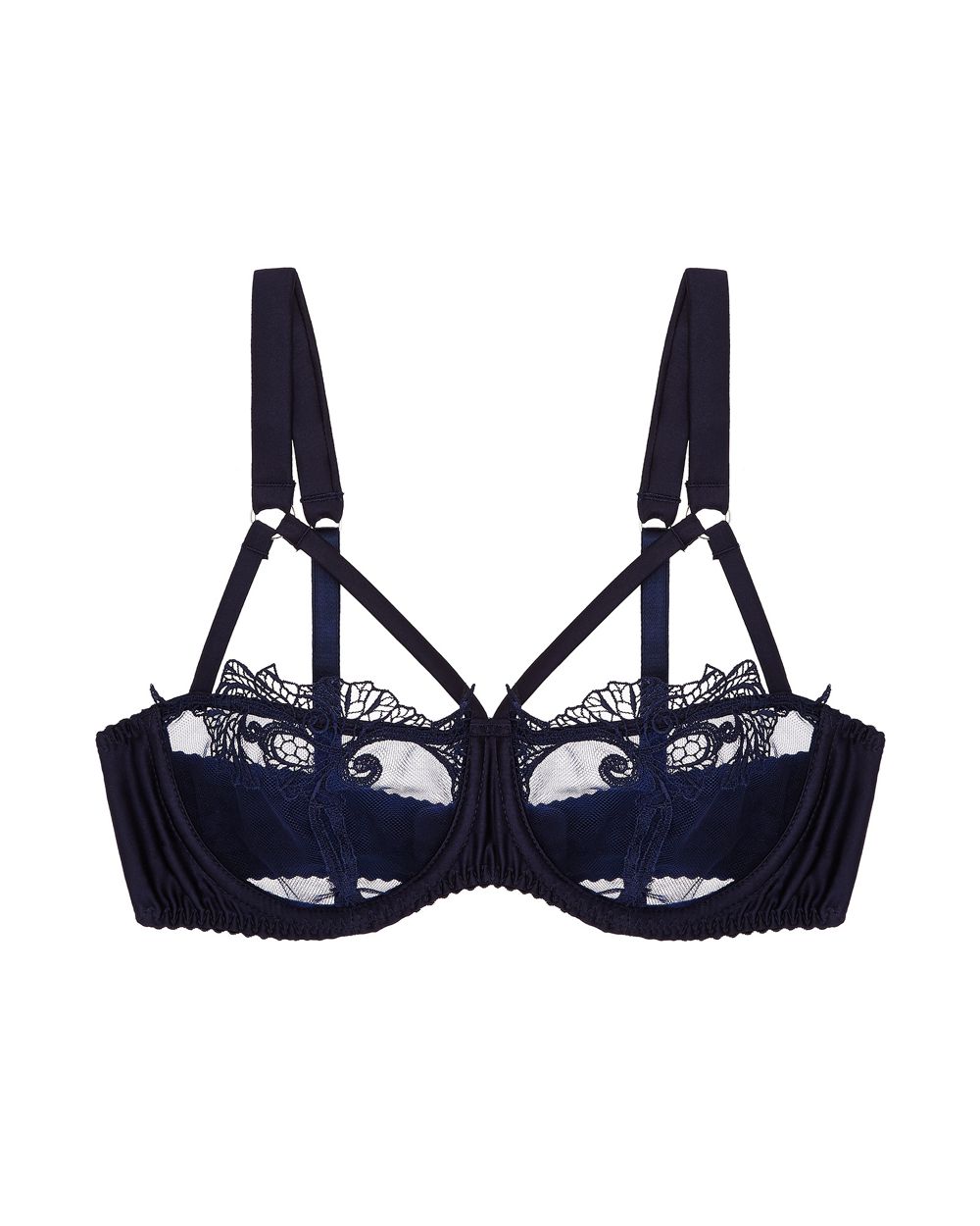 Midnight Strap Balcony Bra