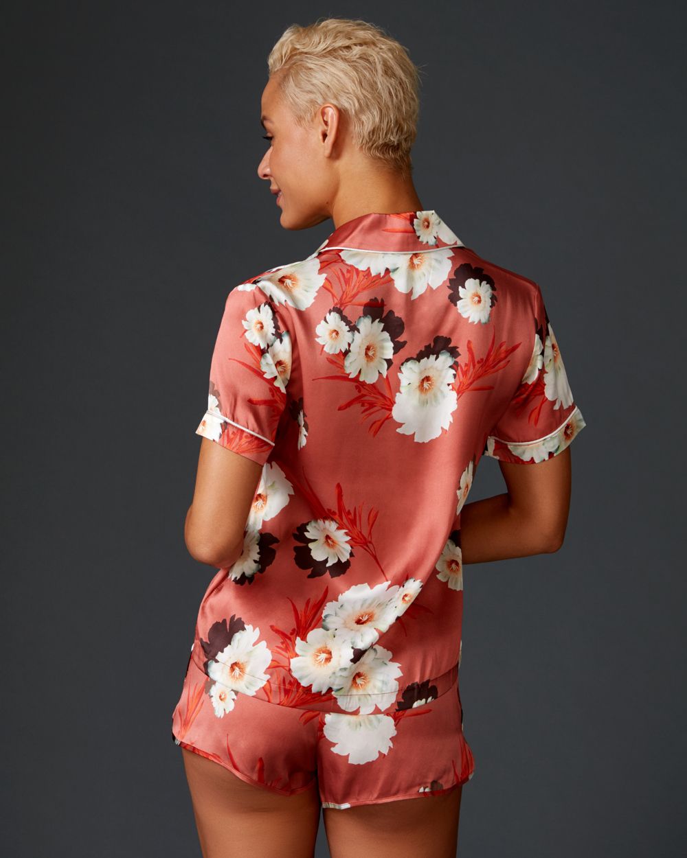 Desert Bloom Short Sleeve Pyjama Shirt
