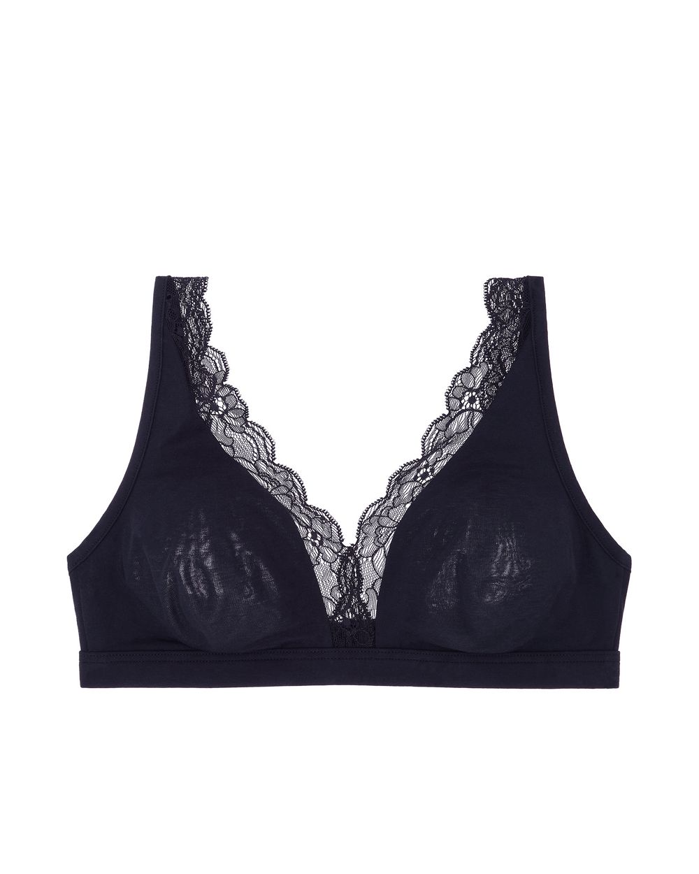Cotton Lace Soft Cup Bra