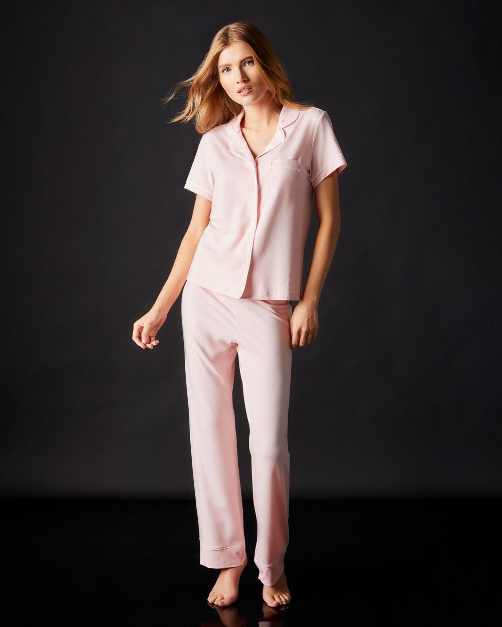 Lilly Short Sleeve & Pant Pajama Set