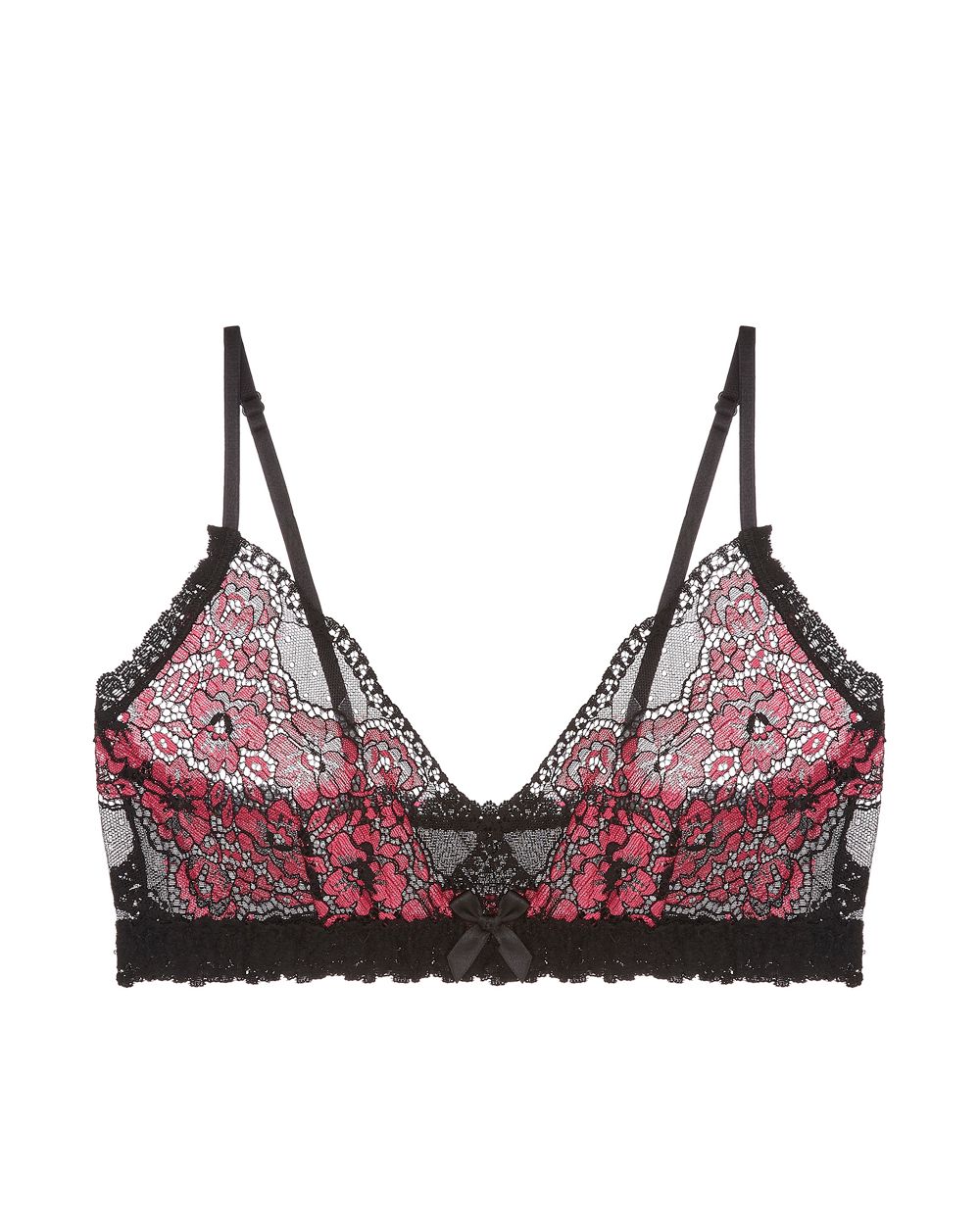 Bright Rose Petal Bralette