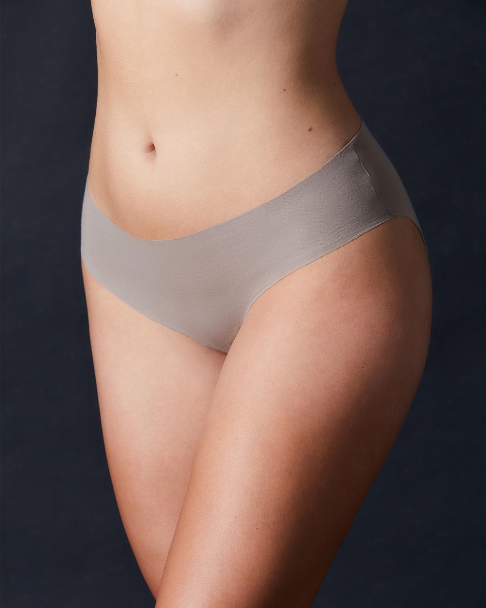 Invisible Cotton Hi Cut Brief