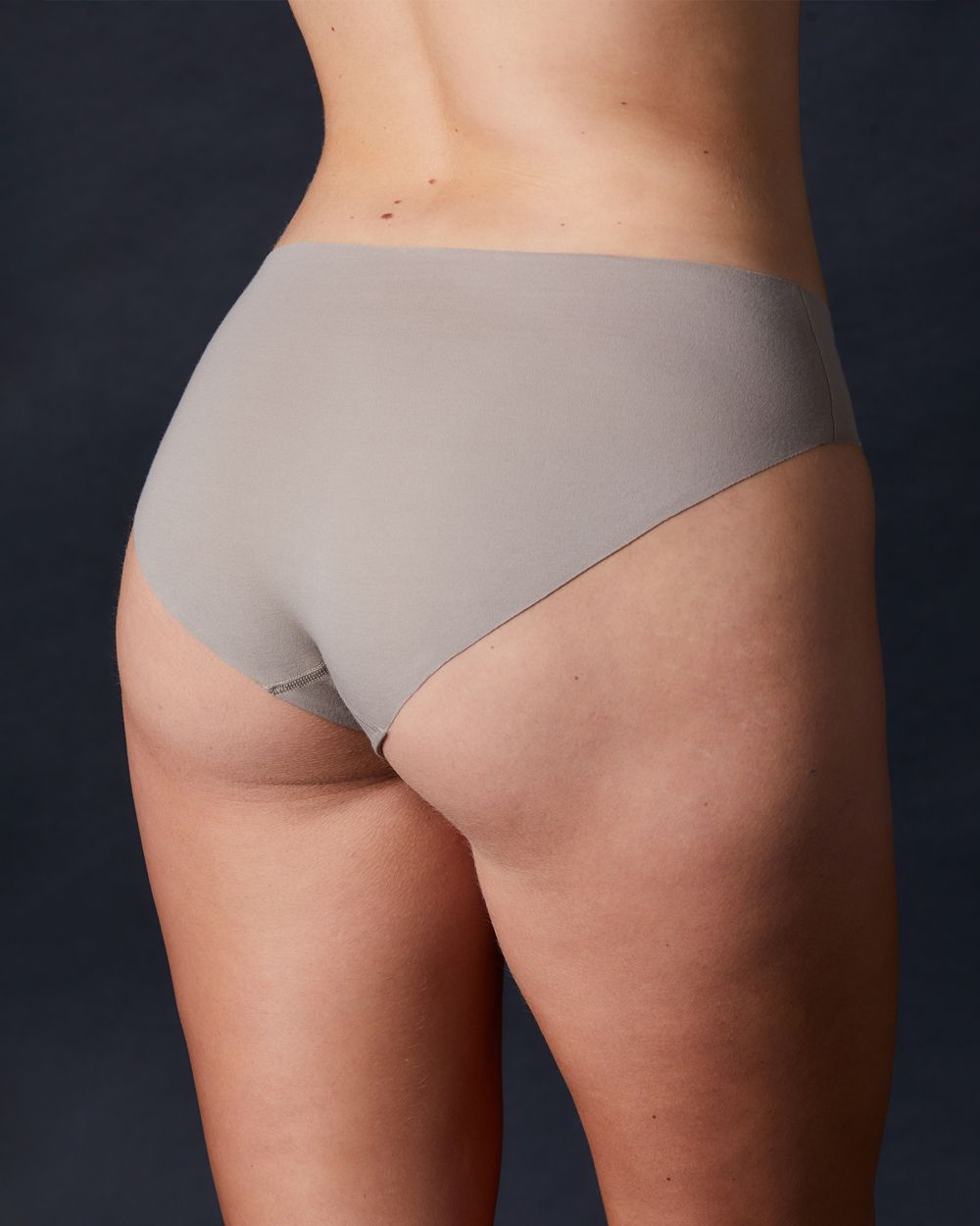 Invisible Cotton Hi Cut Brief