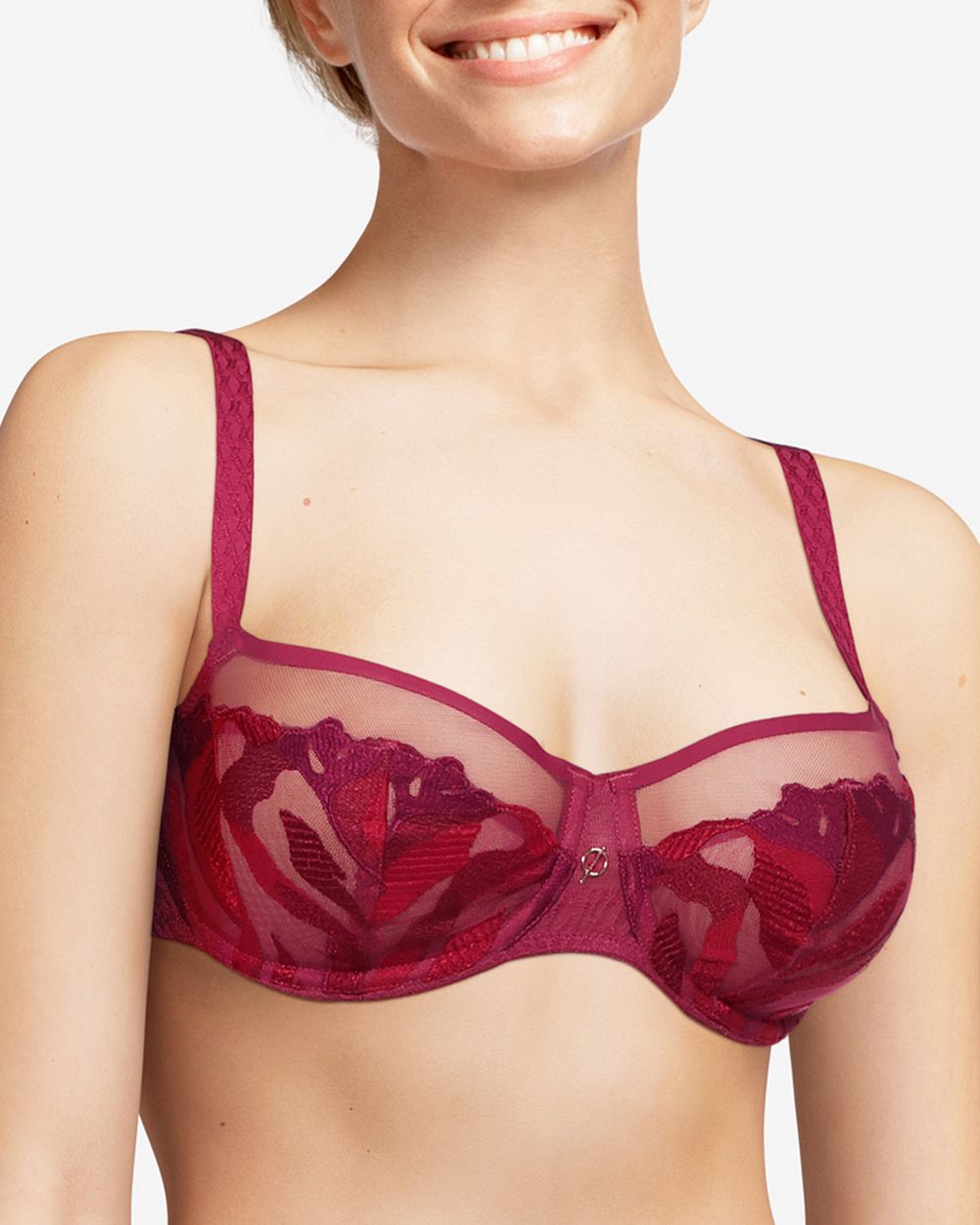 Montaigne Lace Unlined Demi Bra